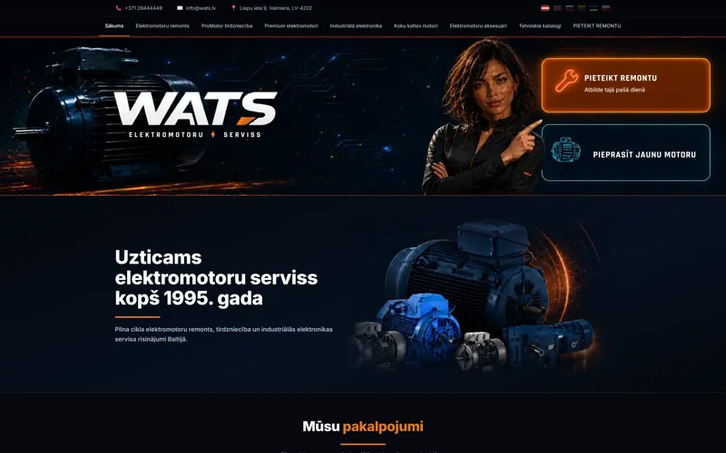 WATS — electric motor service