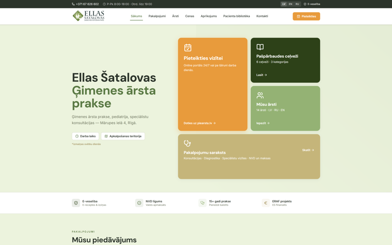 Ella Šatalova's family doctor practice